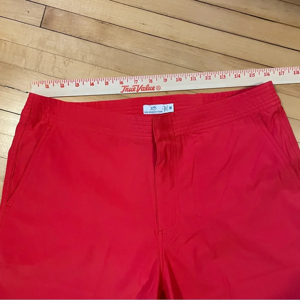 SOUTHERN TIDE 2024 Shelter Cove Solid Swim Trunk Short Mesh Liner 7” Inseam